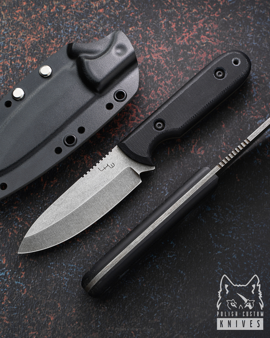 EDC KNIFE LKW IMP BLACK G10 K720 O2